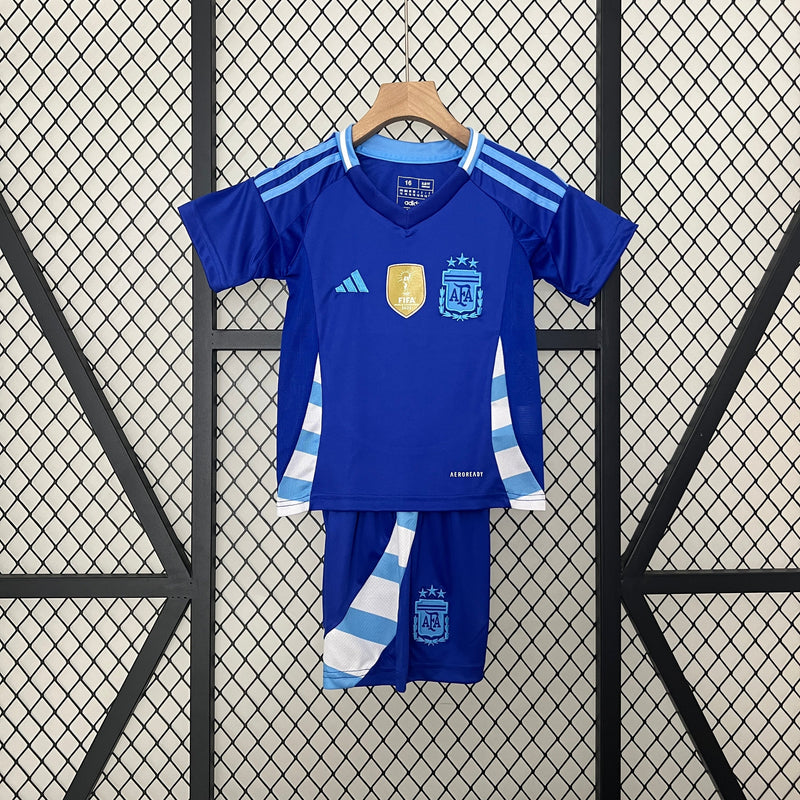 CAMISETA ARGENTINA II COPA AMÉRICA 2024 CONJUNTO INFANTIL