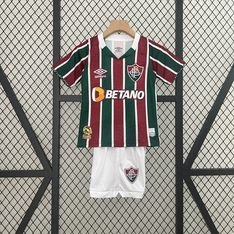 CAMISETA FLUMINENSE I 24/25 CONJUNTO INFANTIL