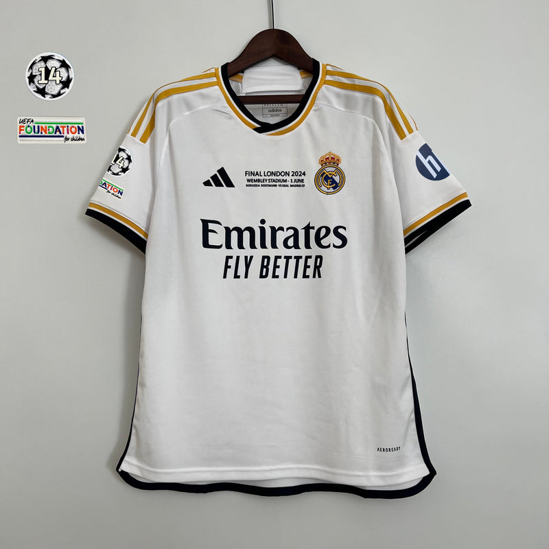 CAMISETA REAL MADRID FINAL LONDRES 2024 HOMBRE