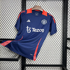 CAMISETA MANCHESTER UNITED PRE-JUEGO AZUL (HOMBRE)