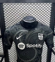 CAMISETA BARCELONA 24/25 HOMBRE - MODELO ESPECIAL NEGRO (VERSIÓN JUGADOR)