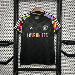 CAMISETA MANCHESTER UNITED 24/25 PRE-JUEGO NEGRO (HOMBRE)