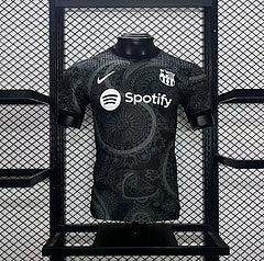 CAMISETA BARCELONA 24/25 HOMBRE - MODELO ESPECIAL NEGRO (VERSIÓN JUGADOR)